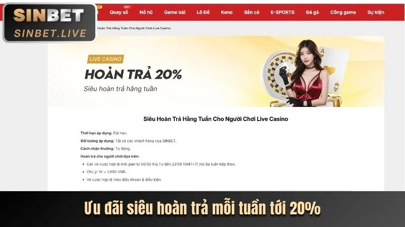 Các sự kiện và ưu đãi đặc biệt Cbvip1