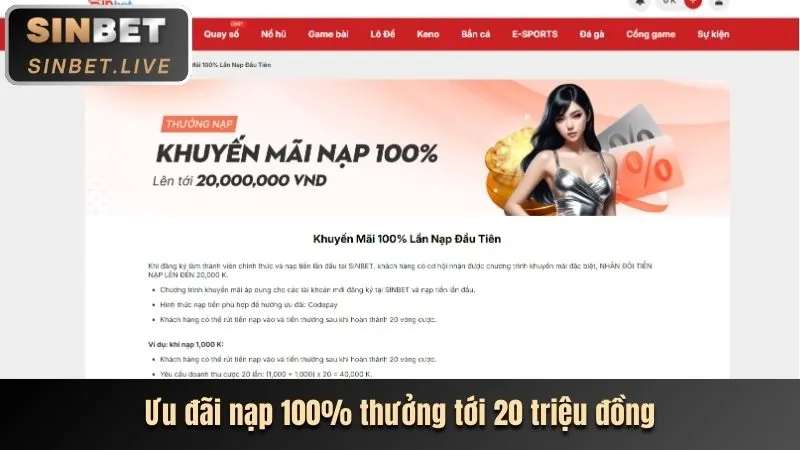Ưu Đãi Nạp Tiền cbvip1